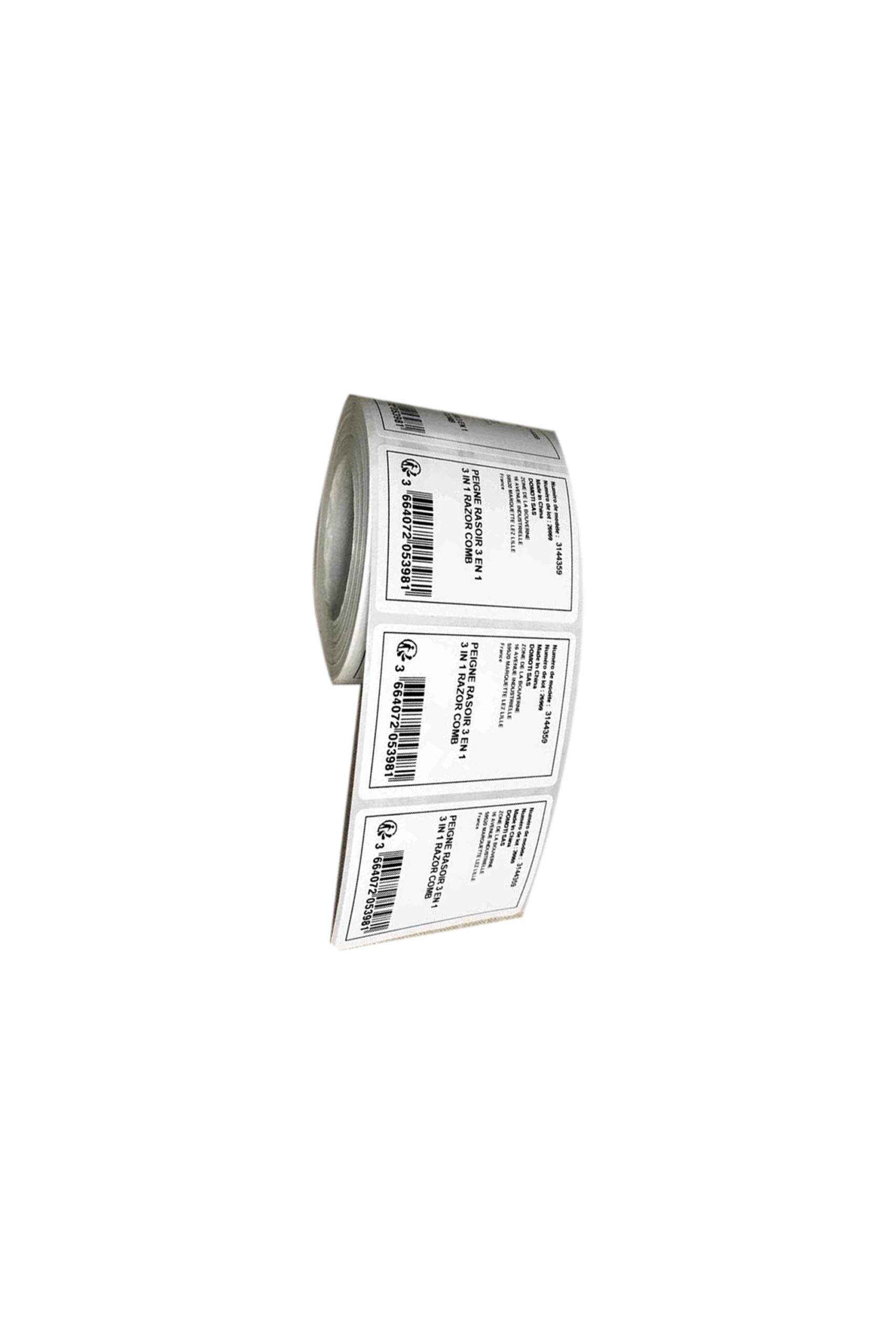 Roll of printed price labels: highlights traditional paper waste reduced by ai recognition in weighing/checkout systems. Our solutions cut paper usage, aligning with esg goals of sustainable retail operations. Supports retailers in reducing environmental impact.