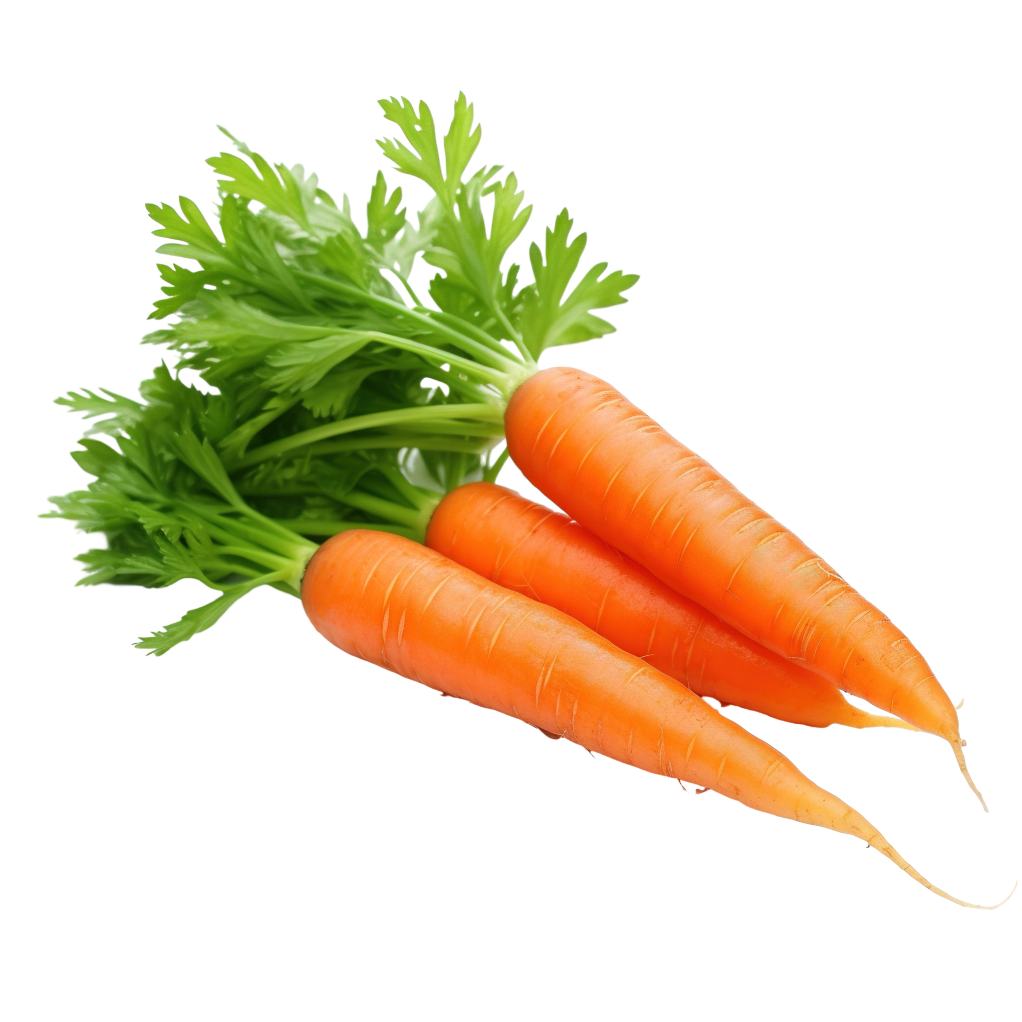 Supermarket fresh produce: carrots