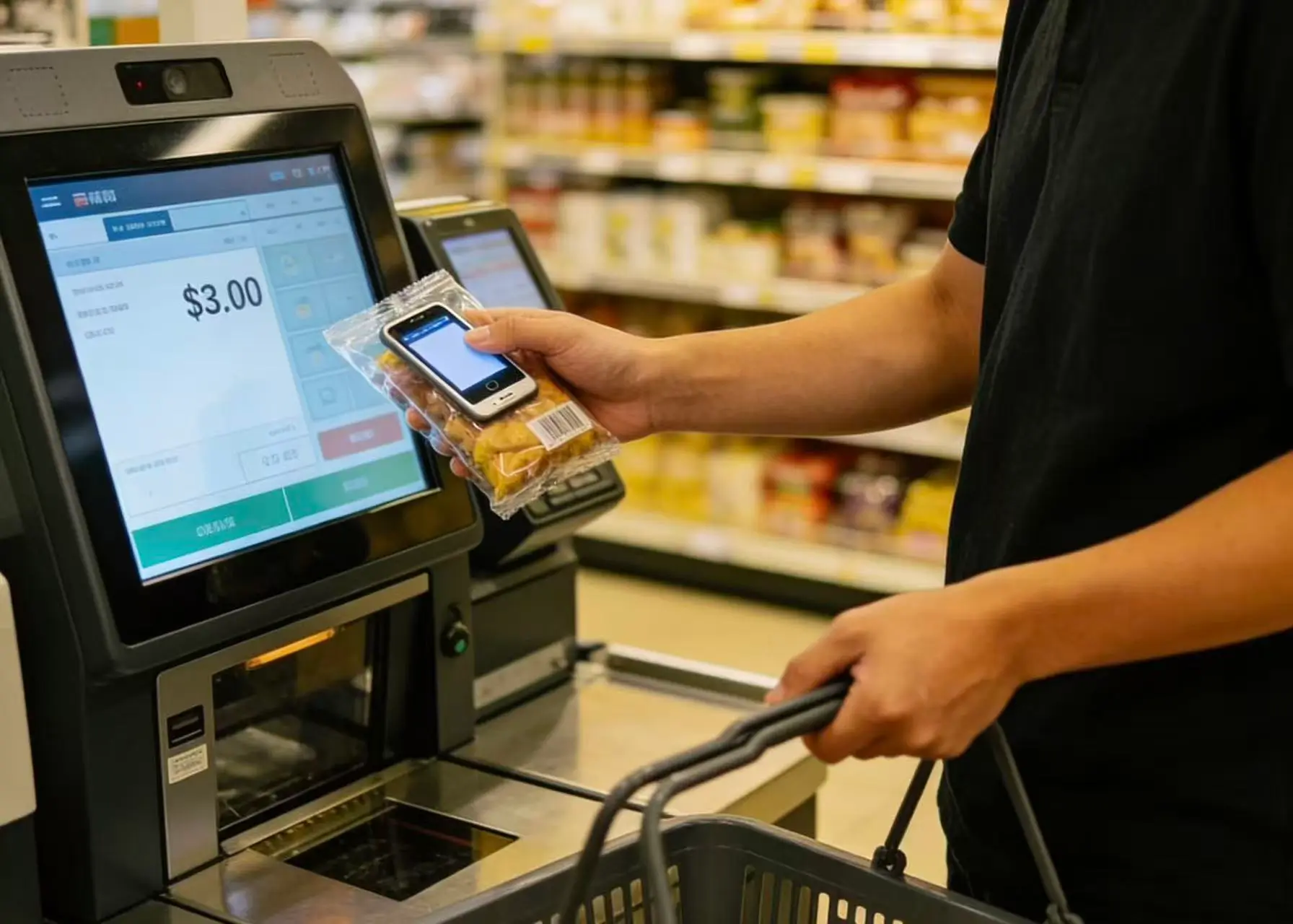 Loss Prevention Workflow At Automated Checkout With Staff Exception Handlin Loss prevention workflow at automated checkout with staff exception handlin
