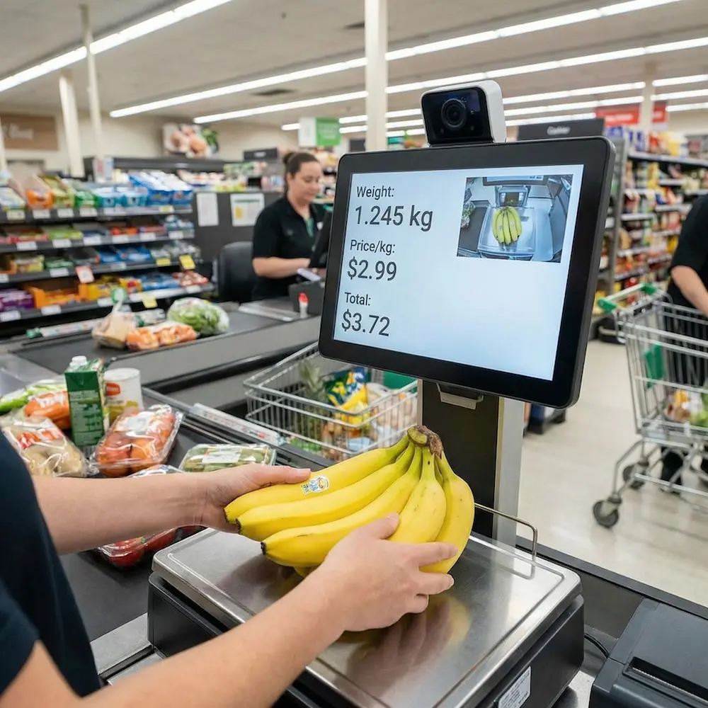 Best Ai Product Recognition Sdk For Pos Vendors Demo On Supermarket Self-Checkout Pos Scanning Banana Best ai product recognition sdk for pos vendors demo on supermarket self-checkout pos scanning banana