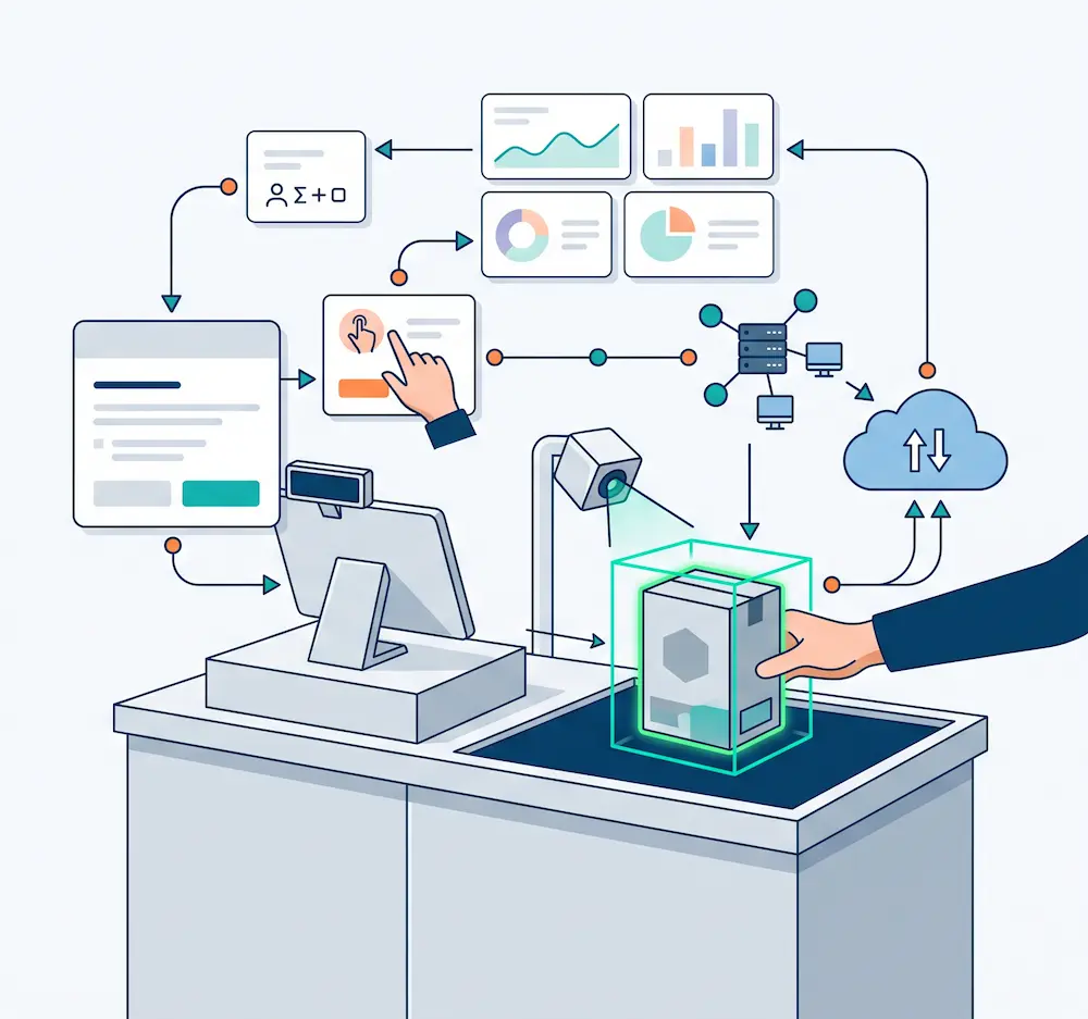Cashier station feedback loop improve product recognition accuracy using human correction and model update
